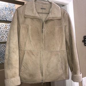 ⭐️ GUESS ⭐️ leather and shearling Women’s coat